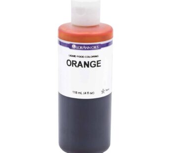 LorAnn Orange Liquid Food Coloring, 4 ounce bottle