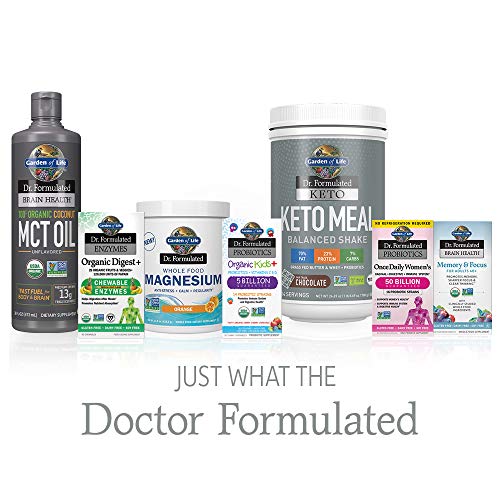 Garden of Life Dr Formulated Organic Fiber Supplement Powder Citrus, Sugar Free, Psyllium Free Prebiotic Superfoods, Constipation Relief and Hunger Control for Men and Women, 32 Servings - Image 9