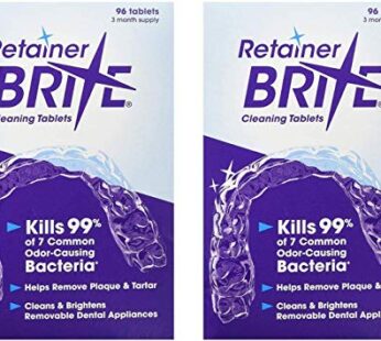 Retainer Brite Retainer brite -6 months supply- 2 boxes pack -192 tablets, 192 Count