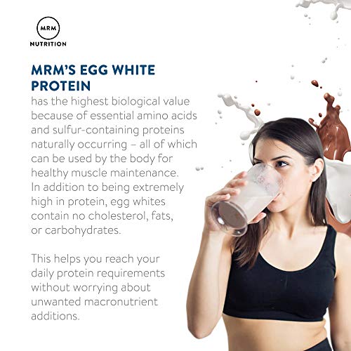 MRM Nutrition Egg White Protein | Vanilla Flavored | 23g Fat-Free Protein | with Digestive enzymes | Highest Biological Value | Clinically Tested | 20 Servings - Image 5