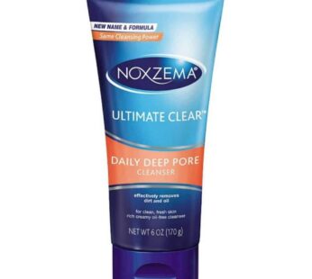 Noxzema Ultimate Clear Daily Deep Pore Cleanser 6 Oz (Pack of 2)