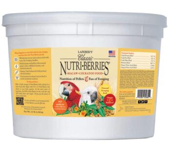 Lafeber’s Classic Nutri-Berries for Macaw / Cockatoo 3.5 lb. Tub