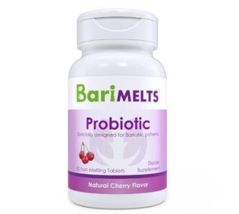 BariMelts Probiotic – 2 Month Supply (60 Fast-Dissolving Tablets) – Post-Op Bariatric Probiotics for Digestive Health?