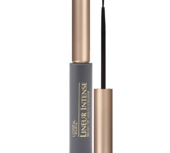 L’Oreal Paris Lineur Intense Brush Tip Liquid Eyeliner, Black, 0.24 fl; oz; (Packaging May Vary)