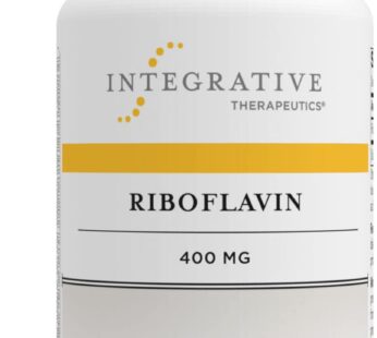 Integrative Therapeutics Riboflavin – Cellular Energy and Red Blood Cell Production Support* – Vitamin B2 Supplement – High Potency – 30 400 mg Tablets