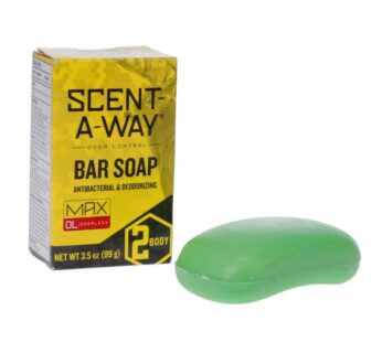 Hunters Specialties Scent-A-Way MAX Bar Body Soap – Hunting Odorless Green Soap Scent Eliminator for Hunters, Trappers, Anglers, and Campers – 3.5 Oz Bar