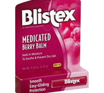 Blistex Medicated Lip Balm, Berry, .15-Ounce Tubes (Pack of 24) (83134)