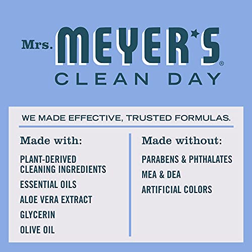 MRS. MEYER'S CLEAN DAY Hand Soap, Made with Essential Oils, Biodegradable Formula, Bluebell, 12.5 fl. oz - Image 4