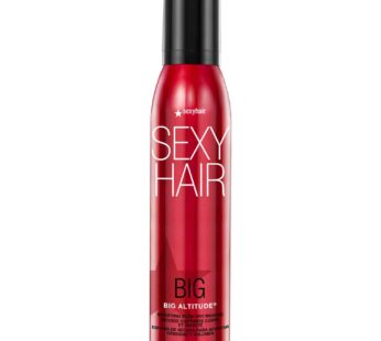 SexyHair Big Altitude Bodifying Blow Dry Mousse, 6.8 Oz | Volume with Hold | Up to 72 Hours Humidity Resistance | Thermal Protection