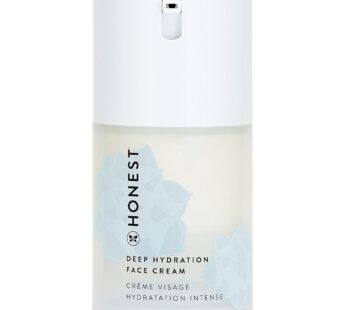 Honest Beauty Deep Hydration Face Cream for All Skin Types | Supports Natural Moisture Barrier | Shea Butter + Baobab Seed Oil | EWG Verified + Cruelty Free | 1.7 fl oz