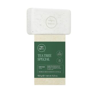 Tea Tree Body Bar Soap with Tea Tree + Parsley Flakes, Deep Cleans + Exfoliates, For All Skin Types