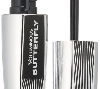 L’Oreal Paris Voluminous Butterfly Mascara, Washable, Blackest Black, 0.22 Fl. Oz., 1 Count