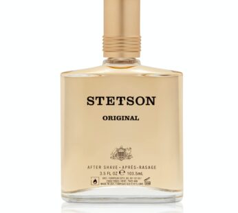 Stetson Original Aftershave by Scent Beauty – After Shave Splash for Men – Earthy and Woody Aroma with Fragrance Notes of Citrus, Patchouli, and Tonka Bean – 3.5 Fl Oz