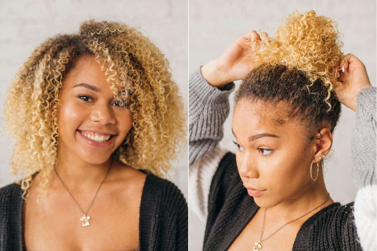 Burlybands Large Hair Ties for Thick, Heavy or Curly Hair - Non-Slip, Non-Damage, Seamless Women's Ponytail Scrunchies - Brown, 3 Pcs - Image 7