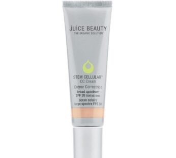 Juice Beauty STEM CELLULAR CC Cream with SPF 30 -Desert Glow, Natural-Looking Coverage, Sun Protection, Age-Defying, Skin-Perfecting Formula with Zinc SPF 30 Sunscreen-1.7 fl oz