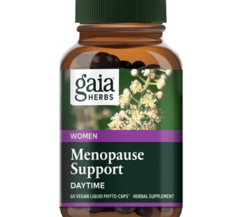 Gaia Herbs Menopause Support Daytime – Helps Maintain Hormone Balance and Well-Being for Women – with Vitex, Black Cohosh, St. John?s Wort, and Oats – 60 Vegan Liquid Phyto-Capsules (20-Day Supply)