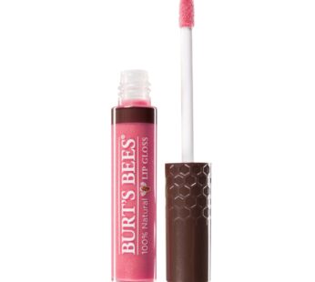 Burt’s Bees 100% Natural Moisturizing Lip Gloss, Rosy Dawn – 1 Tube