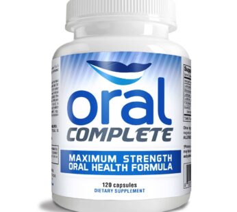 Oral Complete 11-in-1 Dental Probiotics, Bad Breath Treatment Halitosis Tonsil Stone with Non-GMO with BLIS K12, Ashwagandha and Collagen, 120 Capsules