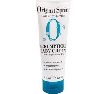 Original Sprout Scrumptious Baby Cream, Baby Lotion & Butt Cream with Zinc, Diaper Rash Cream for Baby?s Sensitive Skin, 8 oz. Bottle