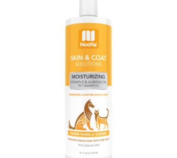 Nootie Moisturizing Vitamin E & Sweet Almond Oil Shampoo – Warm Vanilla Cookie 16 oz