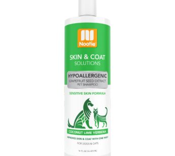 Nootie – Pet Shampoo for Sensitive Skin – Revitalizes Dry Skin & Coat – Natural Ingredients – Soap, Paraben & Sulfate Free – Cleans & Conditions