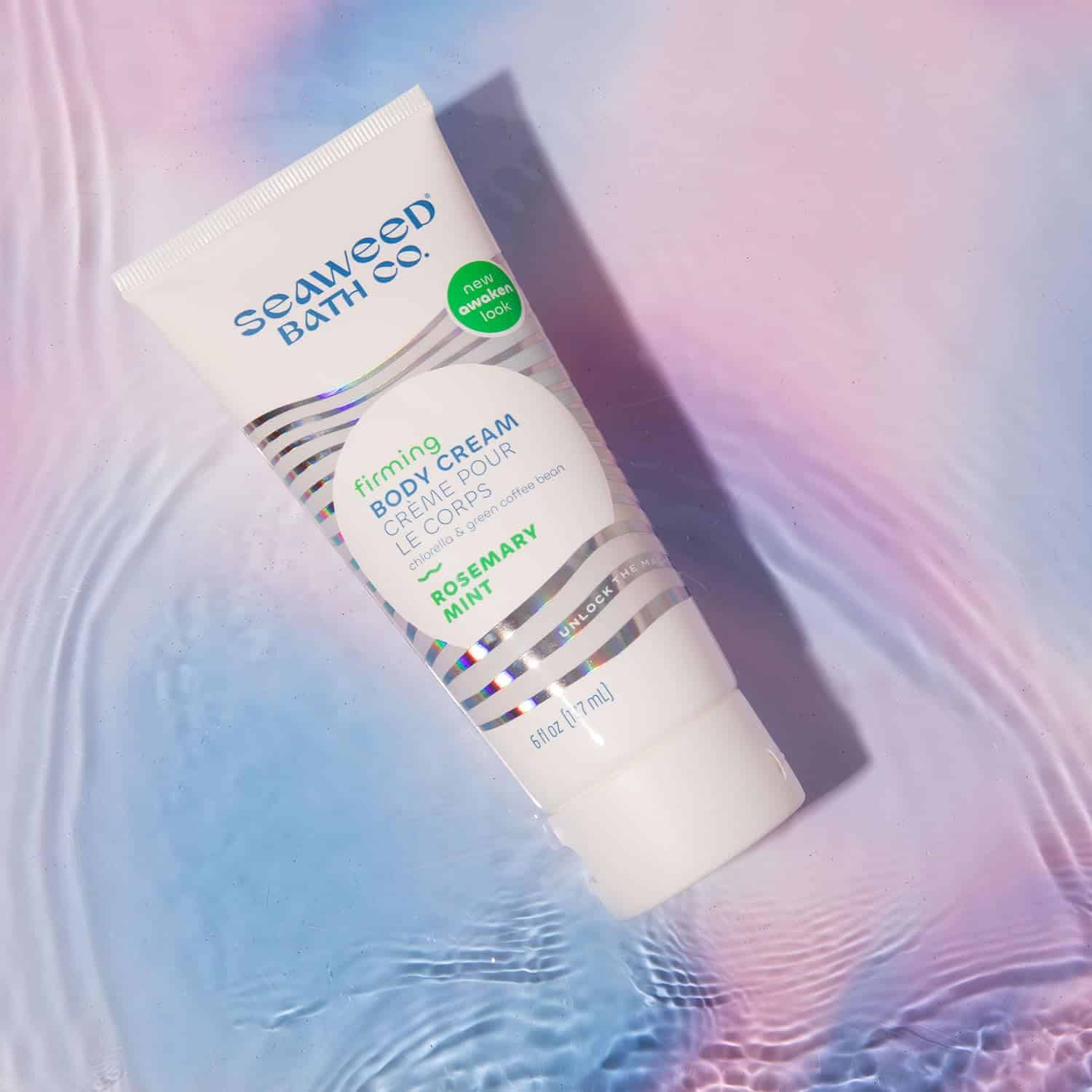 Seaweed Bath Co. Firming Body Cream, Rosemary Mint Scent, 6 Ounce, Skin Toning Hand & Body Lotion Moisturizer for Dry Skin, with Sustainably Harvested Seaweed, Chlorella, Green Coffee Bean - Image 6