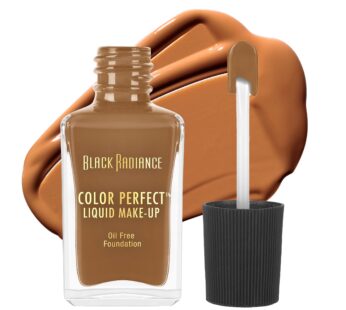 Black Radiance Color Perfect Liquid Full Coverage Foundation Makeup, Rum Spice, 1 Ounce