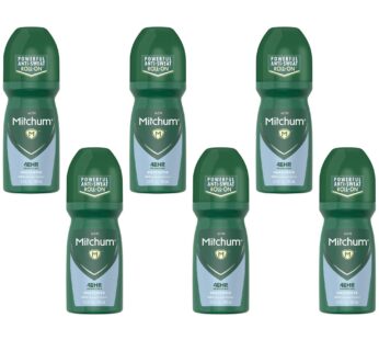 Mitchum Advanced Antiperspirant & Deodorant, Unscented, 3.4 Ounce (Pack of 6)