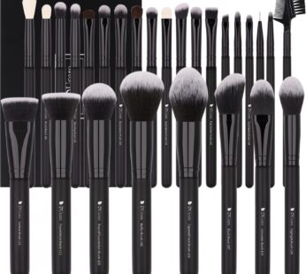 DUcare Professional Makeup Brushes Set 27Pcs Makeup Brush Set Premium Synthetic Kabuki Foundation Blending Face Powder Blush Concealers Eye Shadows Brushes