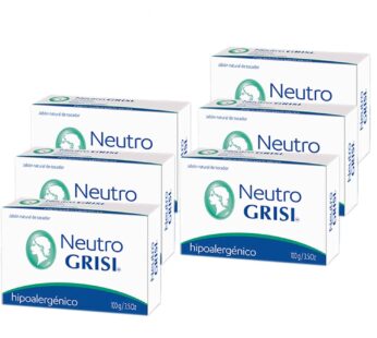6pk – Neutral Soap – Hypoallergenic – Jabon Neutro – Grisi