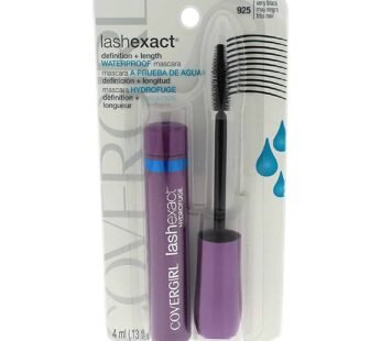 COVERGIRL Lash Exact Mascara Waterproof, Very Black, .44 Oz (packaging may vary)
