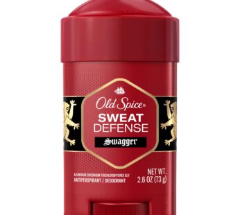 Old Spice Men’s Triple Protection Antiperspirant & Deodorant, Sweat Defense, Stronger Swagger, 2.6oz