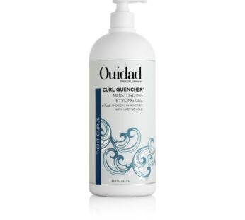 Ouidad Curl Quencher Moisturizing Styling Gel Liter Size, 33.8 Fl Oz