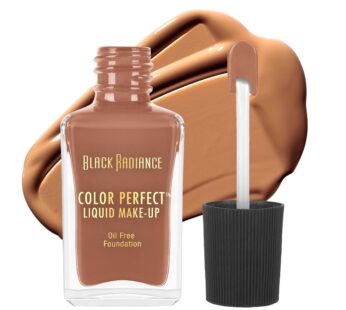 Black Radiance Color Perfect Liquid Full Coverage Foundation Makeup, Mocha Honey, 1 Ounce