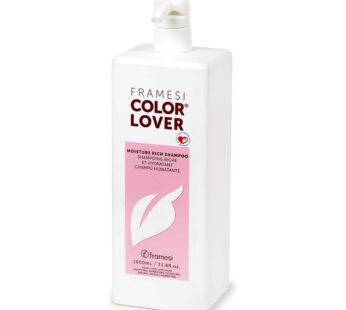 FRAMESI Color Lover Moisture Rich Shampoo, Sulfate Free with Quinoa & Aloe Vera, Color Treated Hair, Fresh, 33.81 Fl Oz