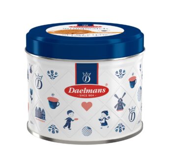 DAELMANS Stroopwafels, Dutch Waffles Soft Toasted, Caramel, Kosher Dairy, Authentic Made In Holland, 8 Stroopwafels Per Box, 1 Collectible Gift Tin, 8 Stroopwafels Per Tin, 8.11oz