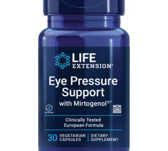 Life Extension Eye Pressure Support with Mirtogenol – Eye Health Supplement for Healthy Eye Pressure – with French maritime pine bark ? Gluten-free, vegetarian, non-GMO – 30 capsules