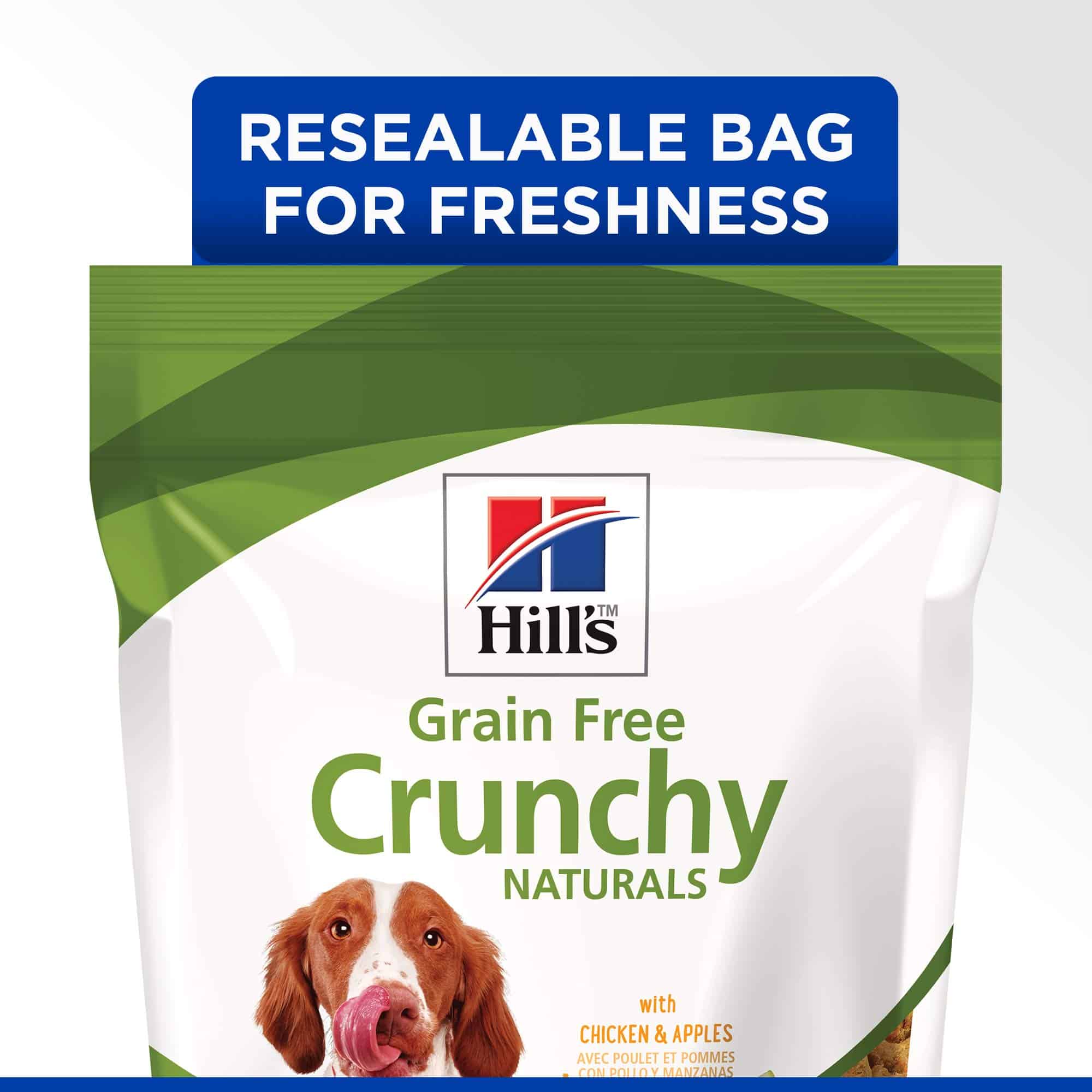Hill's Grain Free Crunchy Naturals Treats, All Life Stages, Great Taste, Dog Treats, Chicken & Apples, 8 oz Bag - Image 6