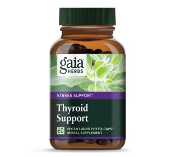 Gaia Herbs Thyroid Support – Made with Ashwagandha, Kelp, Brown Seaweed, and Schisandra to Support Healthy Metabolic Balance and Overall Well-Being – 60 Vegan Liquid Phyto-Capsules (20-Day Supply)