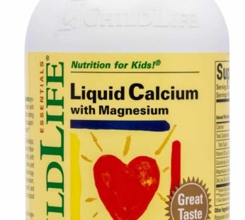 ChildLife Essentials Liquid Calcium Magnesium Supplement – Supports Healthy Bone Growth for Children, Vitamin D3 & Zinc, All-Natural, Gluten Free & Non-GMO – Natural Orange Flavor, 16 Fl Oz Bottle