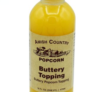 Amish Country Popcorn | Buttery Popcorn Topping | 16 oz Jar | Old Fashioned, Non-GMO and Gluten Free (16 oz Jar)