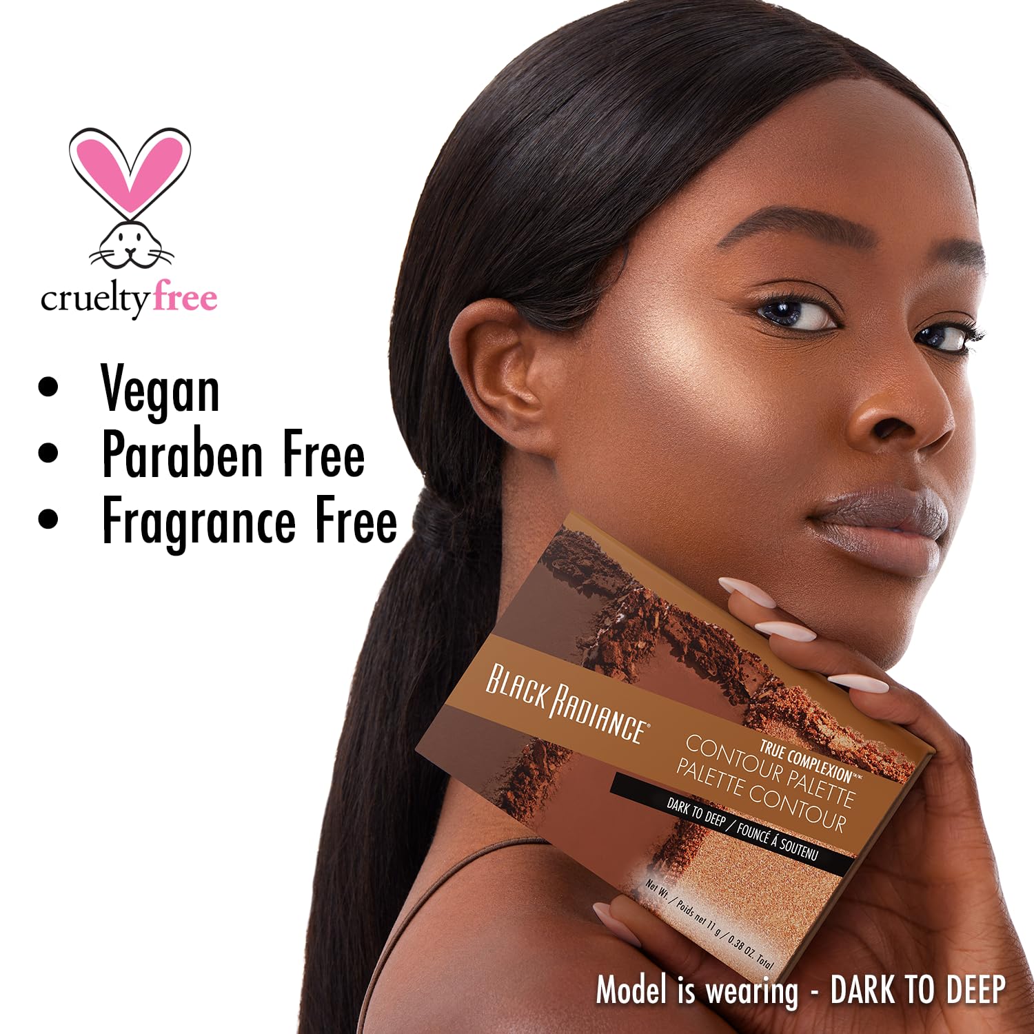 Black Radiance True Complexion Contour Palette, Medium to Dark, 0.38 Ounce - Image 3