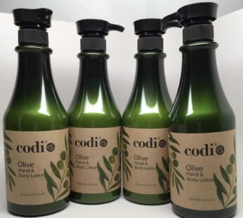 Codi Olive Hand & Body Lotion 25 fl oz 750ml 4 pc by Codi