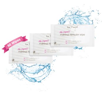 LA Fresh Makeup Remover Wipes with Vitamin E – Make up Remover Wipes for Face, Eyes, Lips – Face Wipes Travel Essentials – Case of 50ct Makeup Wipes