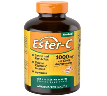 American Health Product Ester C 1000mg with Citrus Bioflavonoids, Tablet 180 Count