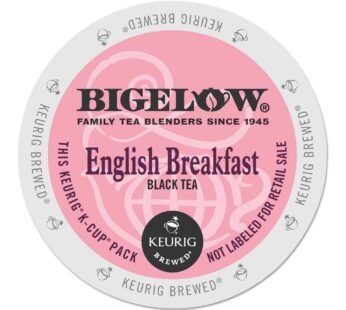 Bigelow 6080CT English Breakfast Tea K-Cups, 24/box, 4 Box/carton