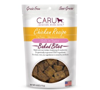CARU – Soft ‘n Tasty Baked Bites – Chicken Bites Dog Treats – Flavorful Training Treats – 4 oz