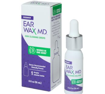 eosera? EAR WAX MD? – Wax Cleaning Drops 15mL | Fast-Acting | Breaks Down & Dissolves Wax in Just 1 Treatment | Clinically Proven | Gentle & Safe