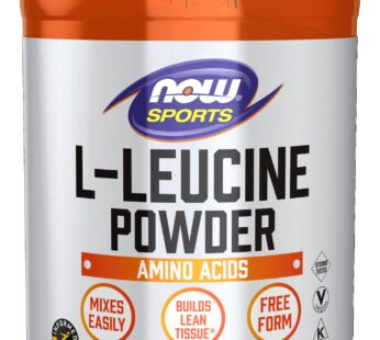 NOW Sports Nutrition, L-Leucine Powder, Builds Lean Tissue*, Amino Acids, 9-Ounce