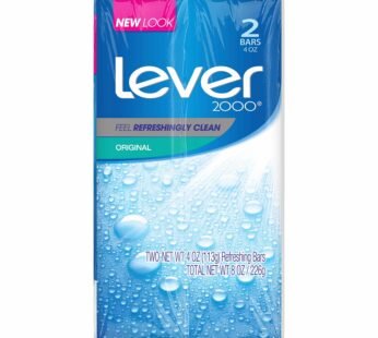 Lever 2000 Bar Soap, Original, 4 oz, 2 Bar